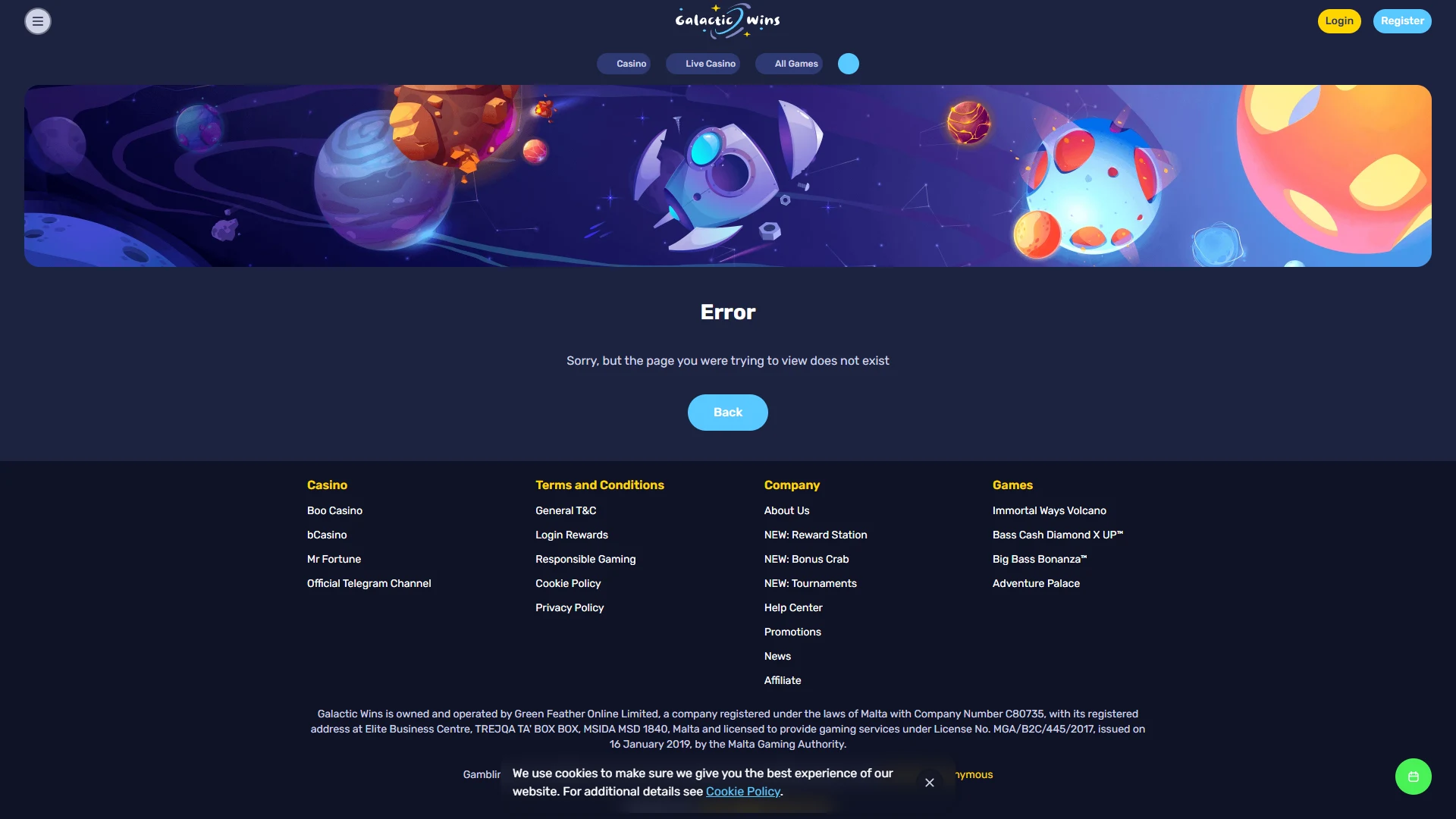 Galaxyno payment methods